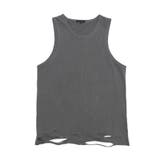 スミクロ | ダメージタンクトップ | WEGO【MEN】