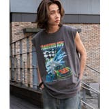 柄8 | ヴィンテージライクグラフィックノースリーブ | WEGO【MEN】