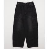 イージー3Dバレルレッグデニムカーゴパンツ | WEGO【MEN】 | 詳細画像24