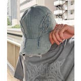 デニム淡加工色 | トライバルダメージキャップ | WEGO【MEN】