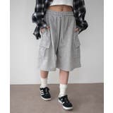 杢グレー | スウェットカーゴハーフパンツ | WEGO【WOMEN】