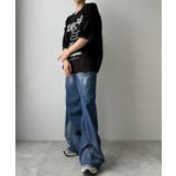 メタリックプリントデニムパンツ | WEGO【MEN】 | 詳細画像10 