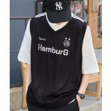 ブラック | アンサンブルゲームロゴニットベスト | WEGO【MEN】