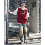アンサンブルゲームロゴニットベスト | WEGO【MEN】 | 詳細画像3