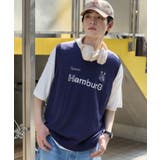 アンサンブルゲームロゴニットベスト | WEGO【MEN】 | 詳細画像8