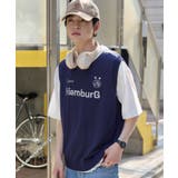 アンサンブルゲームロゴニットベスト | WEGO【MEN】 | 詳細画像11