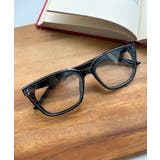 柄1 | フラットクリアレンズウェリントン | WEGO【MEN】