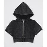 スミクロ | 半袖ショートパーカー | WEGO【WOMEN】