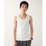 ホワイト | リブタンクトップ | WEGO【MEN】