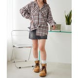 フードチェックBIGシャツ | WEGO【WOMEN】 | 詳細画像2
