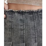 ヴィンテージウォッシュデニムプリーツスカパン | WEGO【WOMEN】 | 詳細画像4