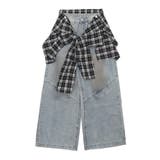 フェイクシャツスリーブデニム | WEGO【WOMEN】 | 詳細画像31 
