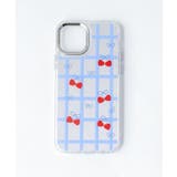 柄1 | ミラーチェリーチェックiphoneケース | WEGO【WOMEN】