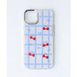 柄2 | ミラーチェリーチェックiphoneケース | WEGO【WOMEN】