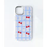 柄3 | ミラーチェリーチェックiphoneケース | WEGO【WOMEN】