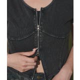 ピグメントダブルZIPトップ | WEGO【WOMEN】 | 詳細画像4