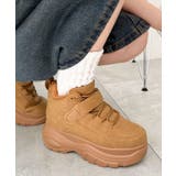 キャメル | ハイカットベルト厚底スニーカー | WEGO【WOMEN】