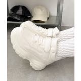 ホワイト | ハイカットベルト厚底スニーカー | WEGO【WOMEN】