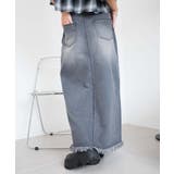 フリンジロングスリットデニムスカート | WEGO【WOMEN】 | 詳細画像12