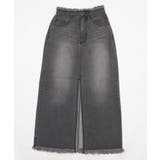 フリンジロングスリットデニムスカート | WEGO【WOMEN】 | 詳細画像14