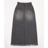 フリンジロングスリットデニムスカート | WEGO【WOMEN】 | 詳細画像15