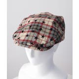 レッドその他 | モチーフチェックハンチング | WEGO【MEN】