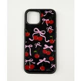 柄3 | チェリーリボンiphoneケース | WEGO【WOMEN】