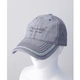 ラメレース付ロゴ刺繍キャップ | WEGO【MEN】 | 詳細画像1