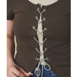 フロントレースアップレイヤードT | WEGO【WOMEN】 | 詳細画像6 