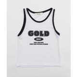 GOLDロゴリブタンク | WEGO【WOMEN】 | 詳細画像12
