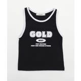 GOLDロゴリブタンク | WEGO【WOMEN】 | 詳細画像13