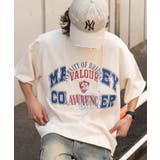 オフホワイト | ドッキングカレッジスウェT(SS) | WEGO【MEN】