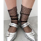 ブラック | ドットシアーソックス | WEGO【WOMEN】