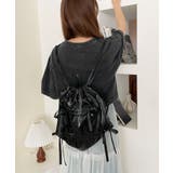 ドロストリボンギャザーナップサック | WEGO【MEN】 | 詳細画像7 
