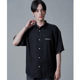 ブラック | アムンゼンワンポイントBIGシャツ(SS) | WEGO【MEN】