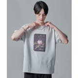 ライトグレー | アクセ付きフォトグラフィックT(SS) | WEGO【MEN】