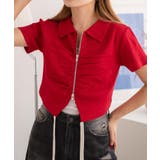 WZIPギャザートップス | WEGO【WOMEN】 | 詳細画像1 