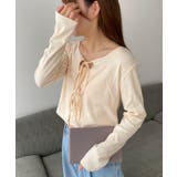 ホワイトアイボリー | キャミセットリボンカーディガン | WEGO【WOMEN】