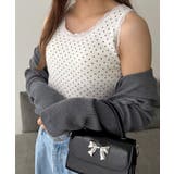 ドット柄レースlカップインタンク | WEGO【WOMEN】 | 詳細画像5