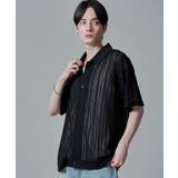 ブラック | アンサンブルシアーシャツ(SS) | WEGO【MEN】