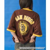 ブラウン | 別注MLBリンガーグラフィックT(SS) | WEGO【MEN】
