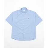 サックス | オックスフォードワンポイントシャツ(SS) | WEGO【MEN】