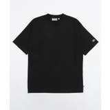 ブラック | DISCUS USAコットンブレンドクルーT | WEGO【MEN】