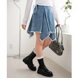 イレヘムデニムミニスカート | WEGO【WOMEN】 | 詳細画像8 