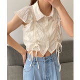 ホワイトアイボリー | シアードロストシャツ | WEGO【WOMEN】