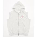 ワンポイントノースリジップパーカー | WEGO【MEN】 | 詳細画像20