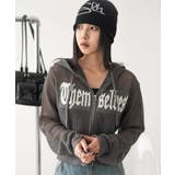 ジャガードメッシュパーカー | WEGO【WOMEN】 | 詳細画像11 