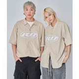 ベージュ | リップストップグラフィックシャツ(SS) | WEGO【MEN】
