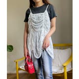 ホワイト | ドロストデザインレースキャミワンピ | WEGO【WOMEN】