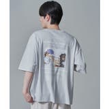 ライトグレー | ARTCOLLECTIONプリントT(SS) | WEGO【MEN】